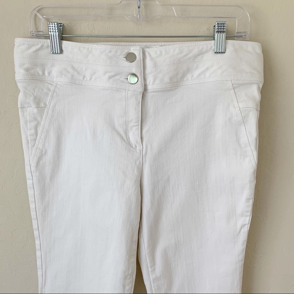 VERONICA BEARD SZ 10 WHITE JEANS - Picture 2 of 6